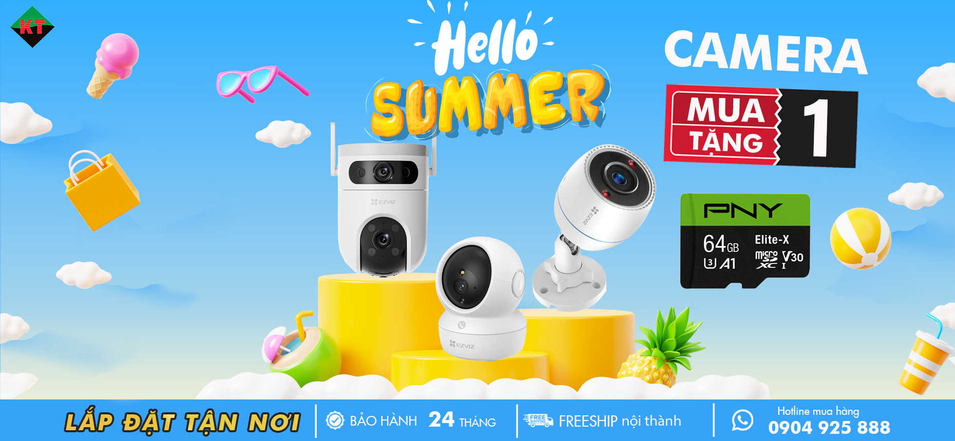 MUA 1 TẶNG 1 – KHUYẾN MÃI CỰC HOT CHO CAMERA WIFI AN NINH