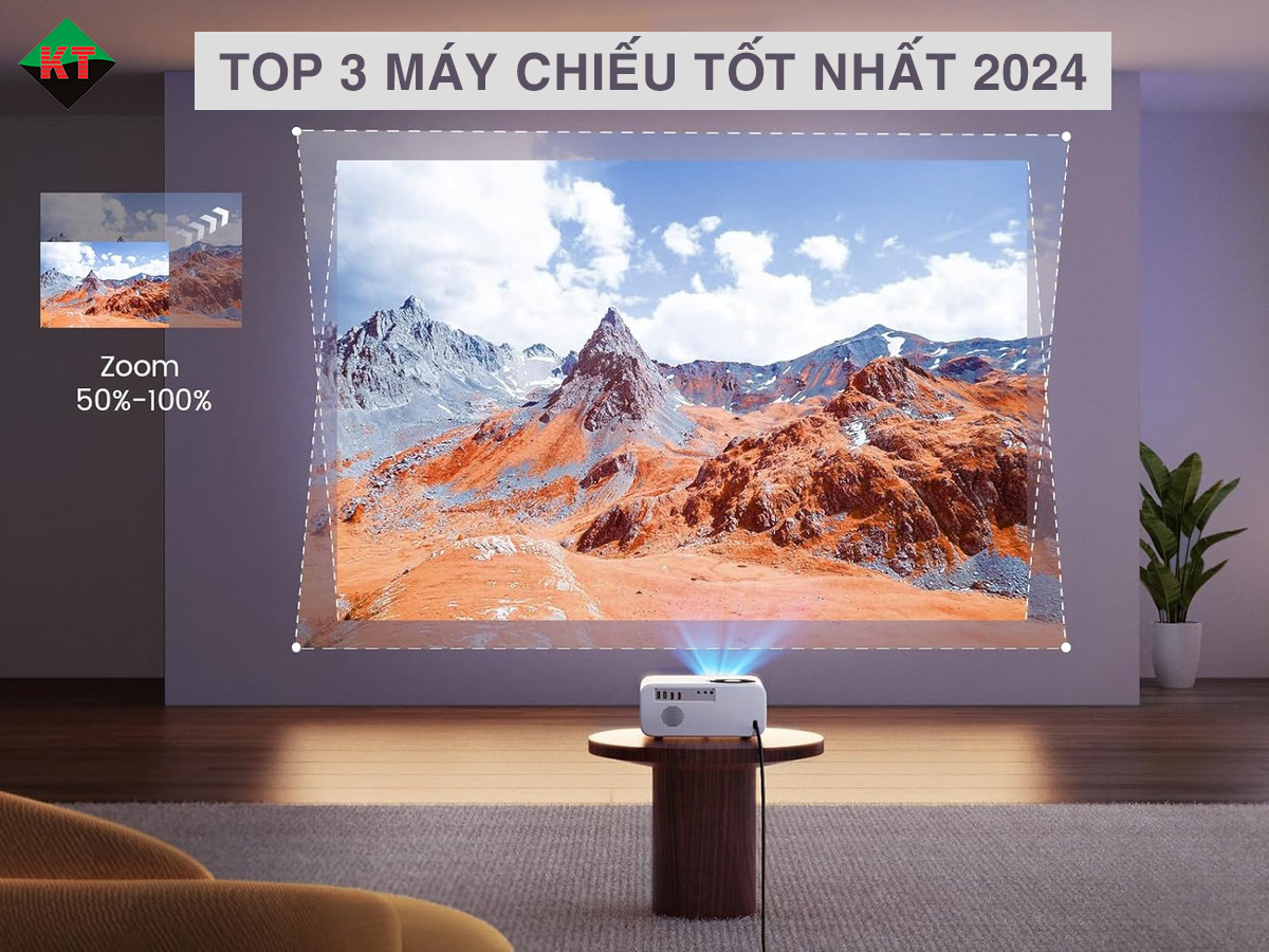 Best projectors 2024 - Top 3 mẫu máy chiếu tốt nhất hiện tại.