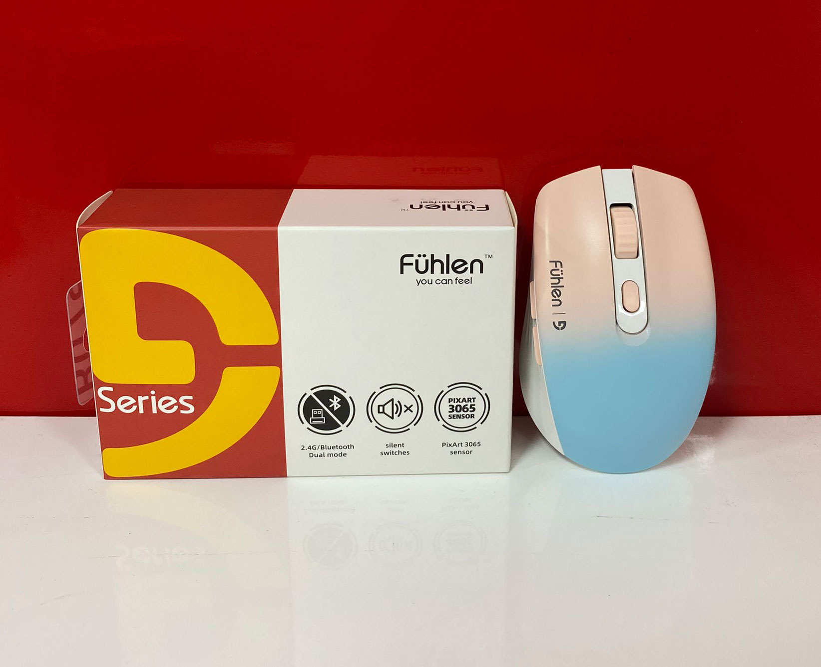 Review Chuột Fuhlen B07S Silent Wireless Mix 2 Màu Hồng Xanh Cá Tính - Bảo Hành 24 Tháng